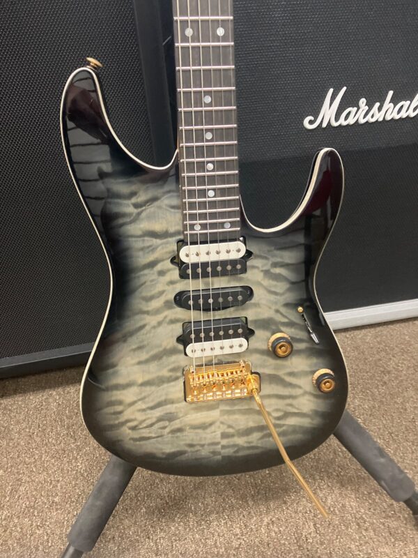 Ibanez AZ Premium Electric Guitar Black Ice Burst - Image 4