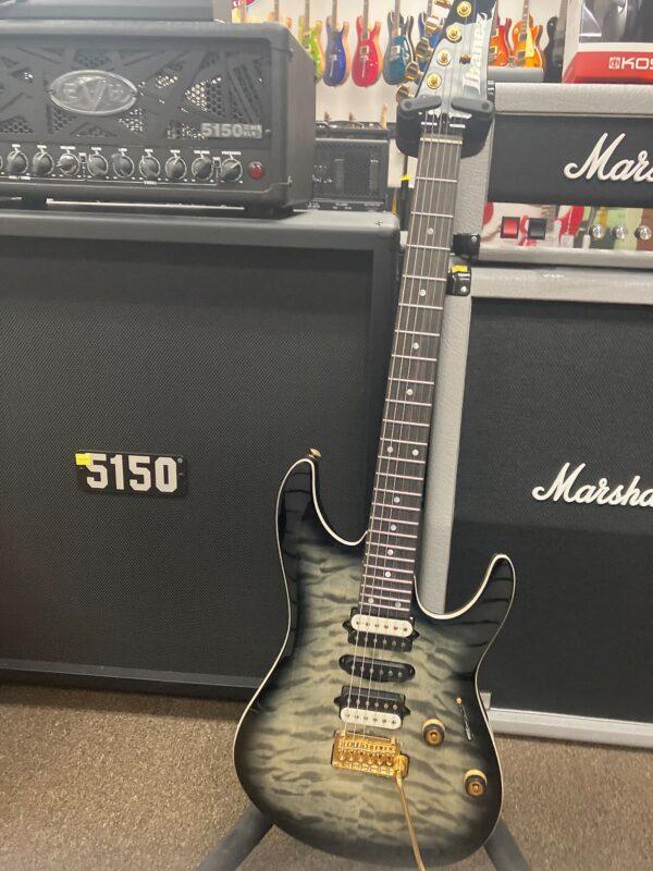 Ibanez AZ Premium Electric Guitar Black Ice Burst