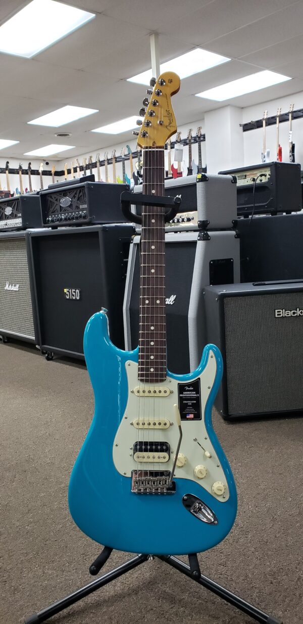 Fender American Professional II Stratocaster HSS - Miami Blue w/ Rosewood Fingerboard - Image 7