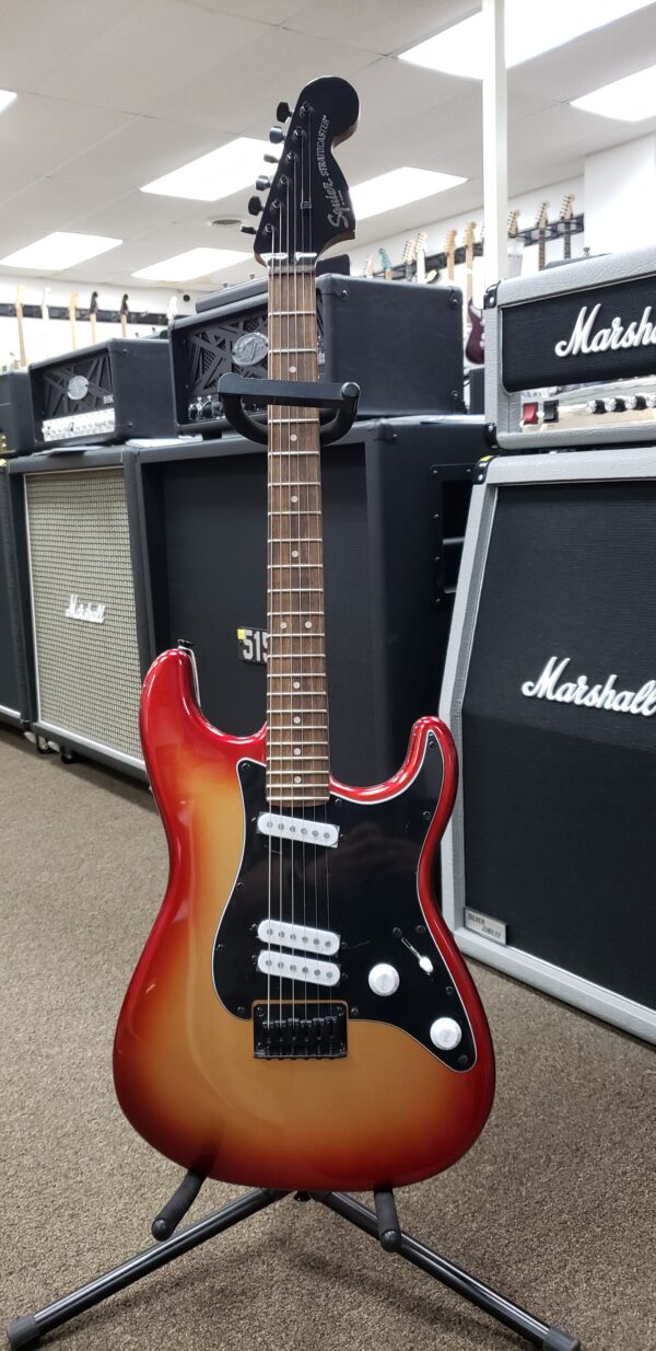 Squier Fender Contemporary Stratocaster Special - SunSet Metallic w/ Black Pickguard - Image 7