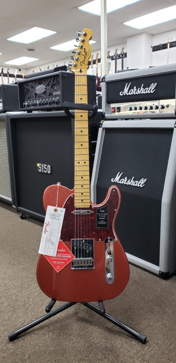 Fender Player Plus Telecaster - Aged Candy Apple Red w/ Maple Fingerboard - Image 7