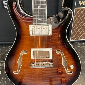 PRS SE Hollowbody II Electric Guitar Black Gold Burst
