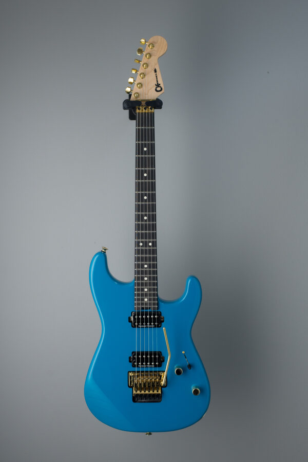 Charvel Pro-Mod San Dimas Style 1 HH FR EBY Electric Guitar - Miami Blue - Image 2