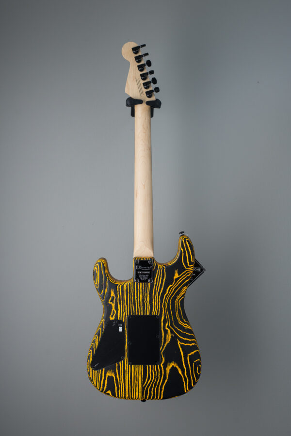 Charvel Pro-Mod San Dimas Style 1 HH FR E Ash - Old Yella - Orange & Black - Image 5