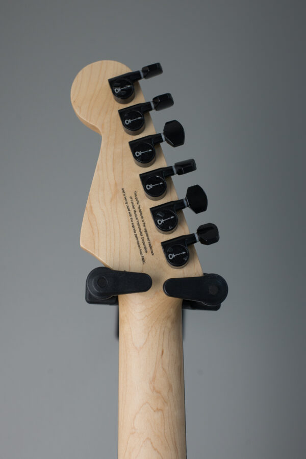 Charvel Pro-Mod San Dimas Style 1 HH FR E Ash - Old Yella - Orange & Black - Image 7