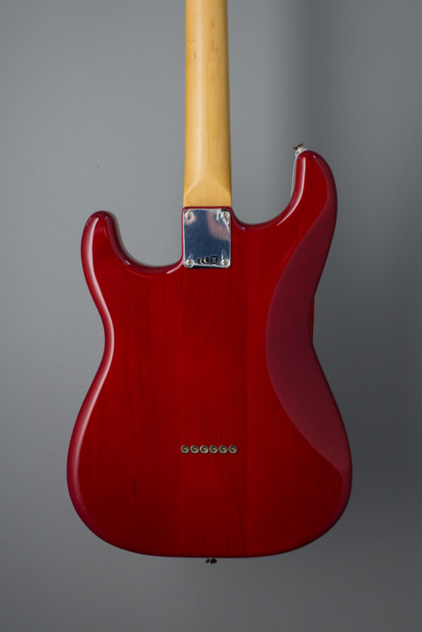 Fender Noventa Stratocaster Cherry Red Transparent - Image 4