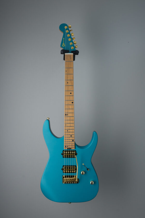 Charvel Angel Vivaldi Signature Pro-Mod DK24-6 Nova Electric Guitar - Lucerne Aqua Firemist - Image 2