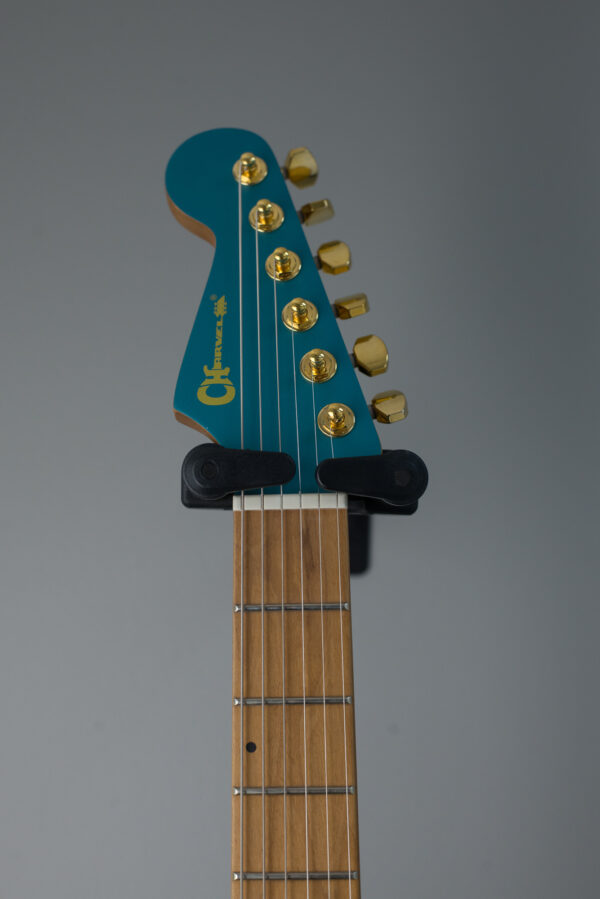 Charvel Angel Vivaldi Signature Pro-Mod DK24-6 Nova Electric Guitar - Lucerne Aqua Firemist - Image 5