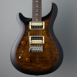 PRS SE Custom 24 Electric Guitar - Black Gold Sunburst -  LEFT HANDED
