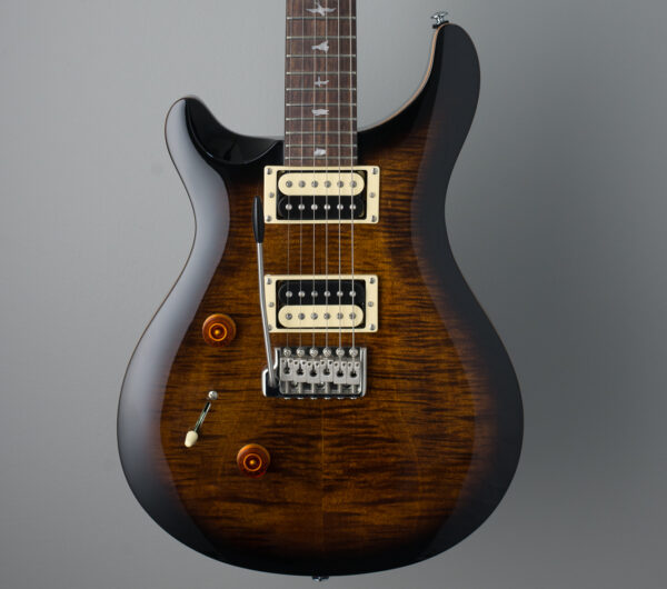 PRS SE Custom 24 Electric Guitar - Black Gold Sunburst -  LEFT HANDED