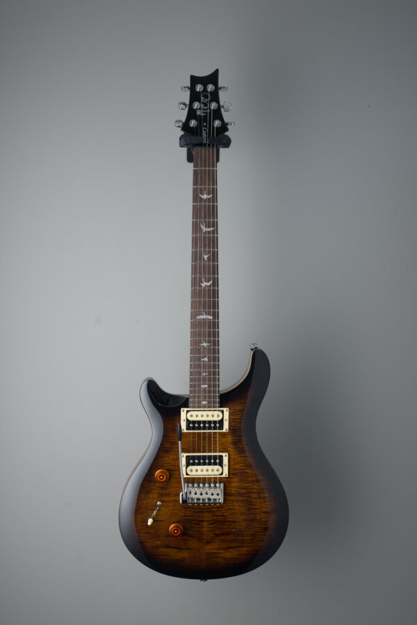 PRS SE Custom 24 Electric Guitar - Black Gold Sunburst -  LEFT HANDED - Image 2