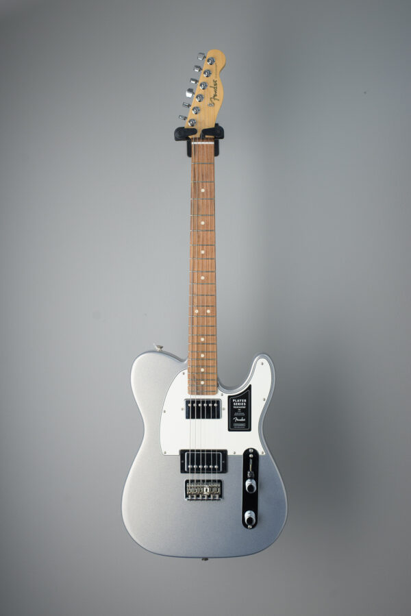 Fender Player Telecaster HH - Silver - White Pick Guard - Image 2