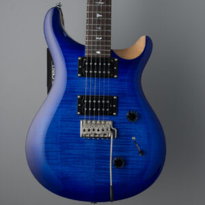 PRS SE Custom 24 Electric Guitar Faded Blue Burst w/ Natural Back