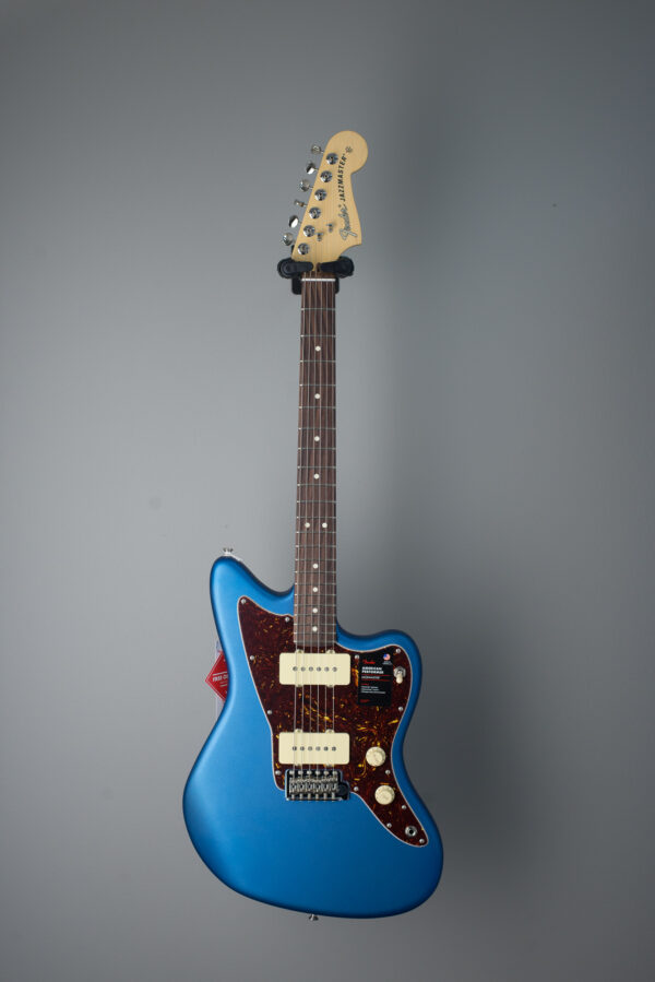 Fender American Performer Jazzmaster - Satin Lake Placid Blue w/ Rosewood Fingerboard - Image 2