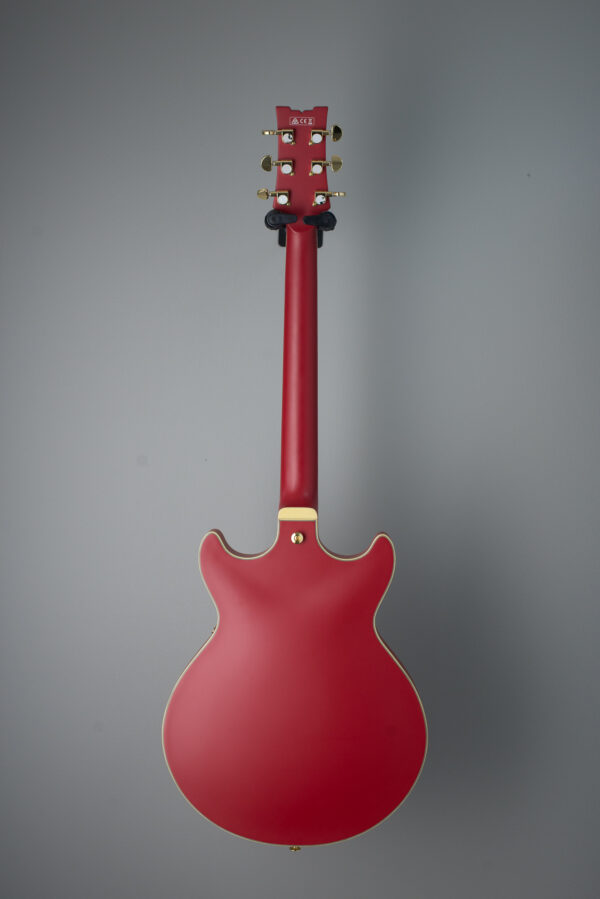 Ibanez Artcore Expressionist AMH90 Hollowbody Electric Guitar - Cherry Red Flat - Image 4