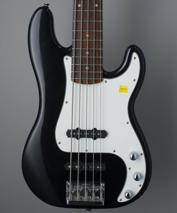 Squier Standard Precision Bass - 5 String - Black - USED