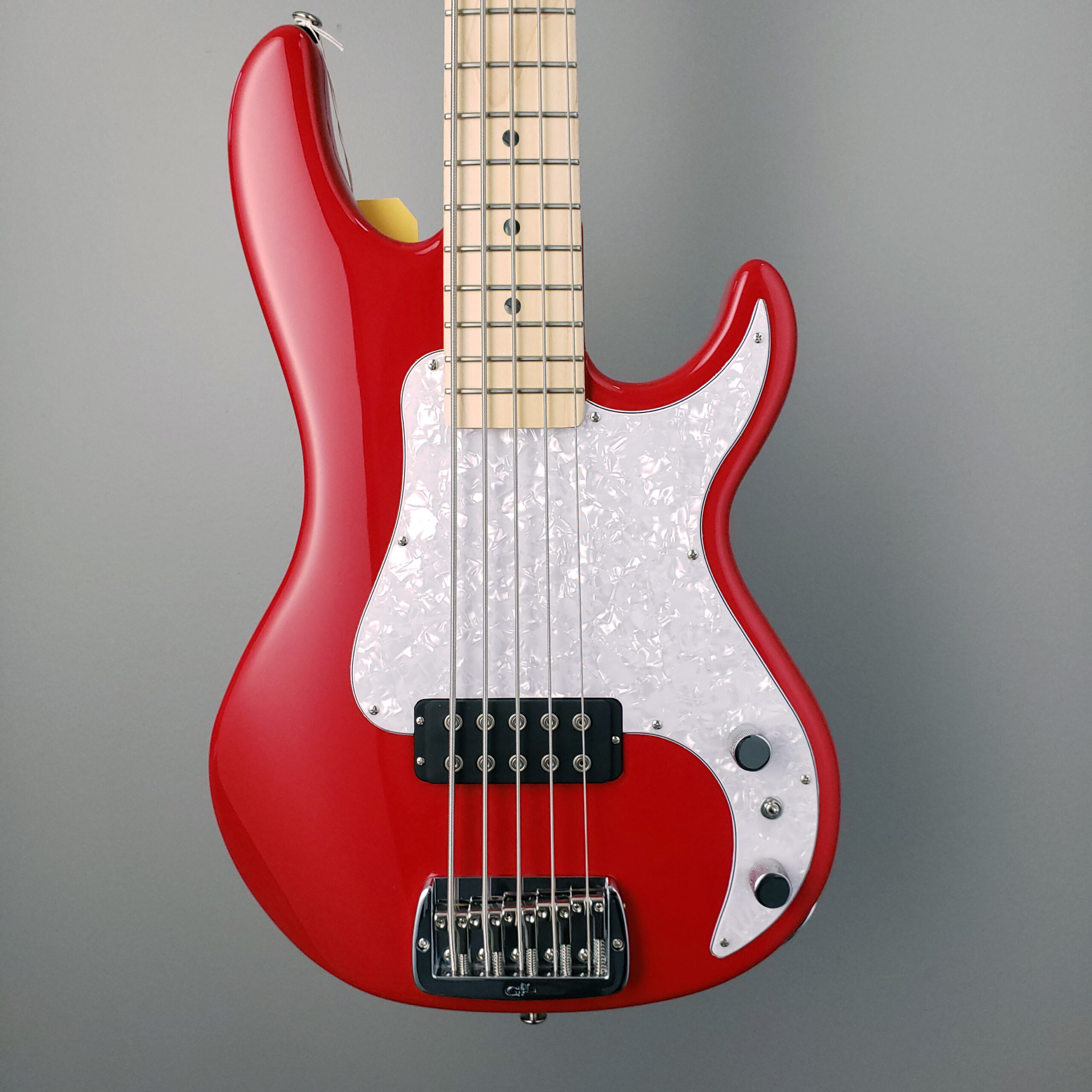 G L Kiloton USA 5 String Bass 2022 Rally Red Flores Music Online