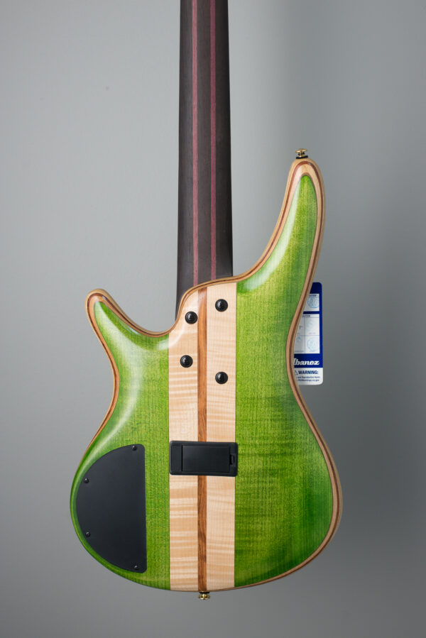 Ibanez Premium SR5FMDX 5-string Bass Guitar - Emerald Green Low Gloss - Image 4