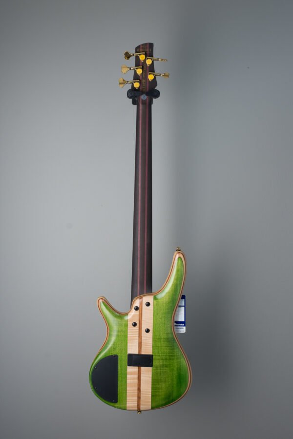 Ibanez Premium SR5FMDX 5-string Bass Guitar - Emerald Green Low Gloss - Image 3