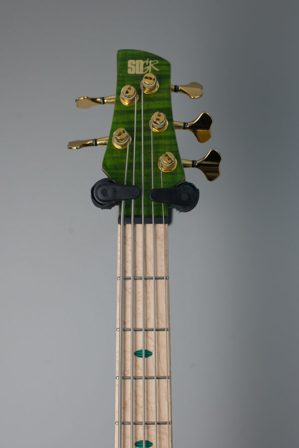 Ibanez Premium SR5FMDX 5-string Bass Guitar - Emerald Green Low Gloss - Image 6