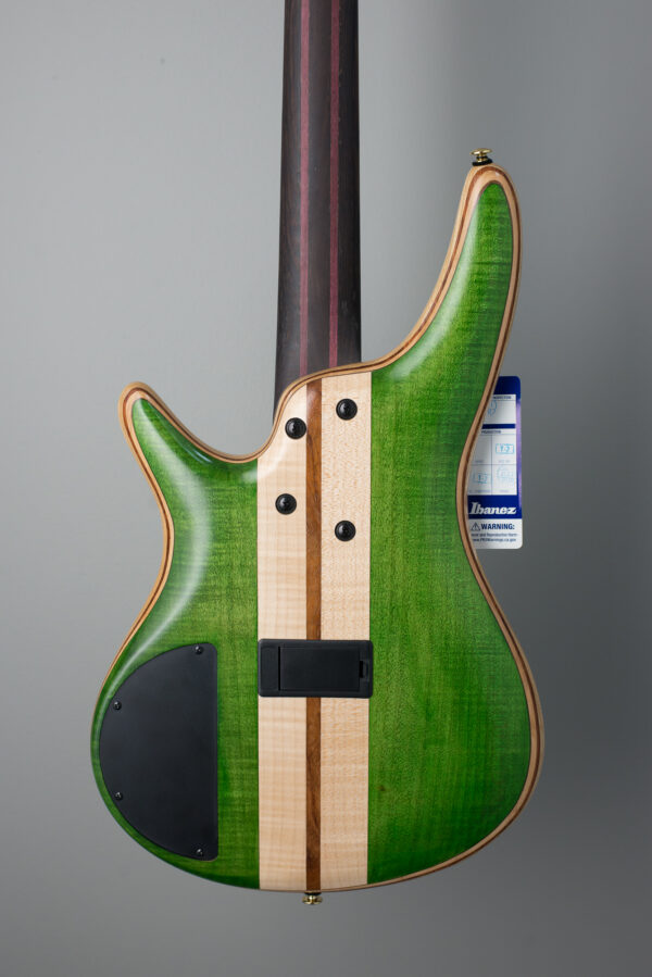 Ibanez Premium SR4FMDX 4-string Bass Guitar - Emerald Green Low Gloss - Image 3