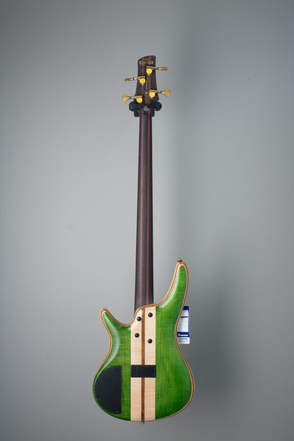 Ibanez Premium SR4FMDX 4-string Bass Guitar - Emerald Green Low Gloss - Image 5