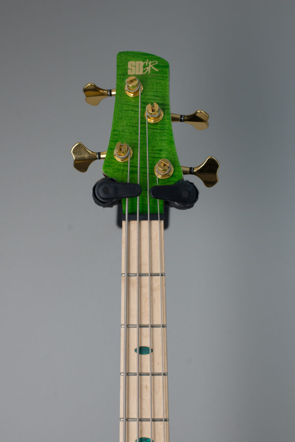 Ibanez Premium SR4FMDX 4-string Bass Guitar - Emerald Green Low Gloss - Image 6