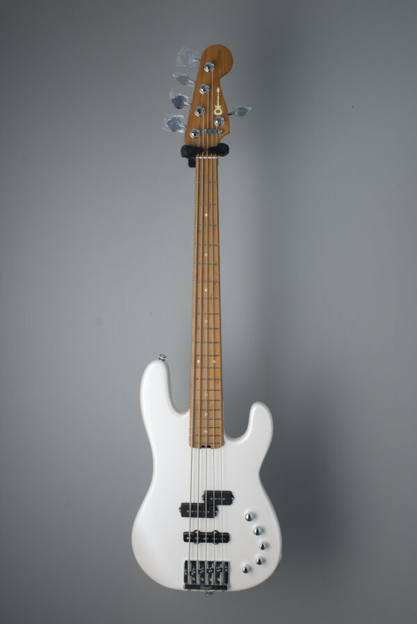 Charvel Pro-Mod San Dimas Bass PJ V - Platinum Pearl - Image 3