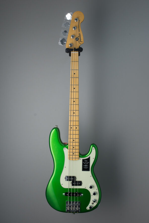 Fender Player Plus Active Precision Bass - Cosmic Jade with Maple Fingerboard - Image 3
