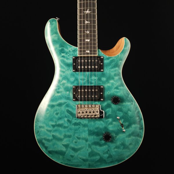 PRS SE Custom 24 - Turquoise Quilt - 8LBS - w/ gig bag