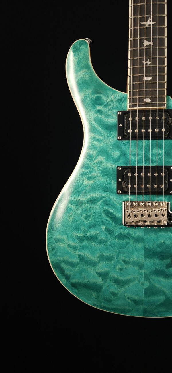 PRS SE Custom 24 - Turquoise Quilt - 8LBS - w/ gig bag - Image 3