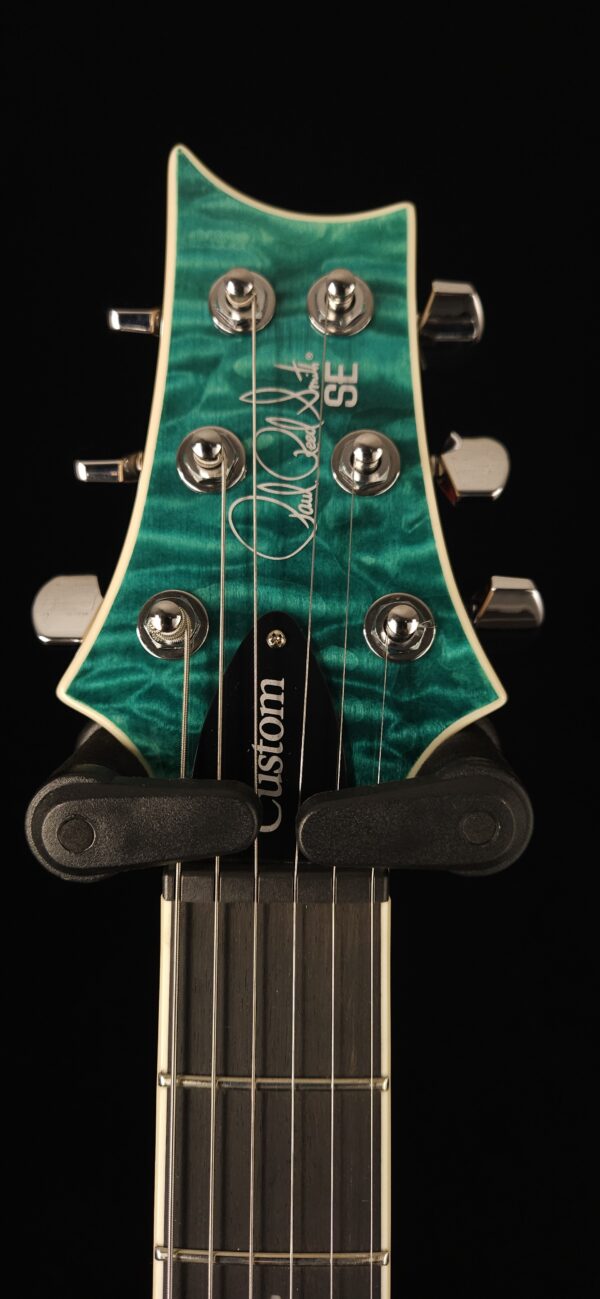 PRS SE Custom 24 - Turquoise Quilt - 8LBS - w/ gig bag - Image 5