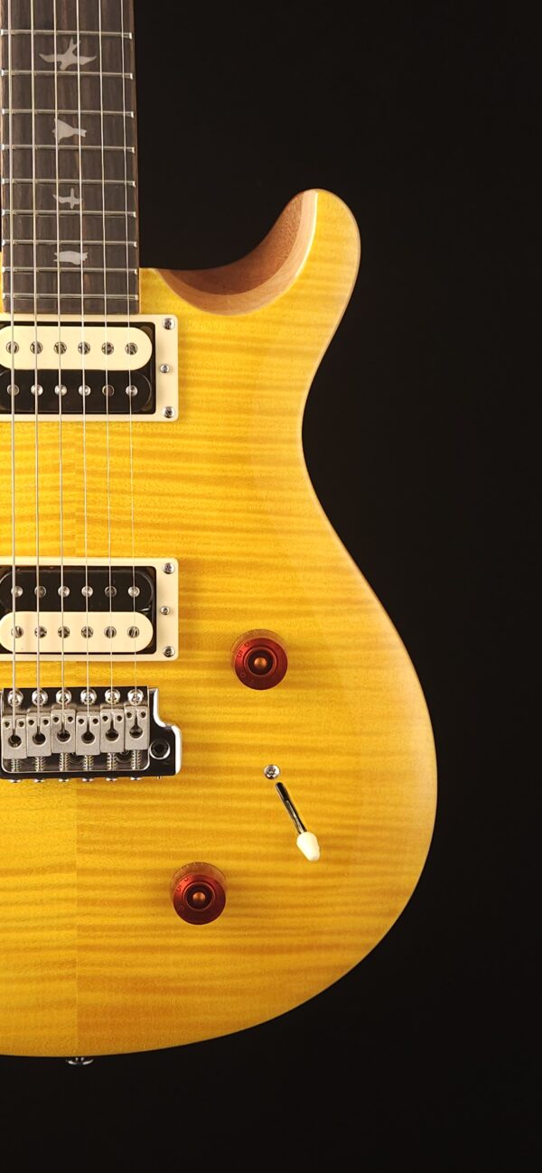 PRS SE Custom 22 Semi Hollow - 7LBS- Santana Yellow - Image 6
