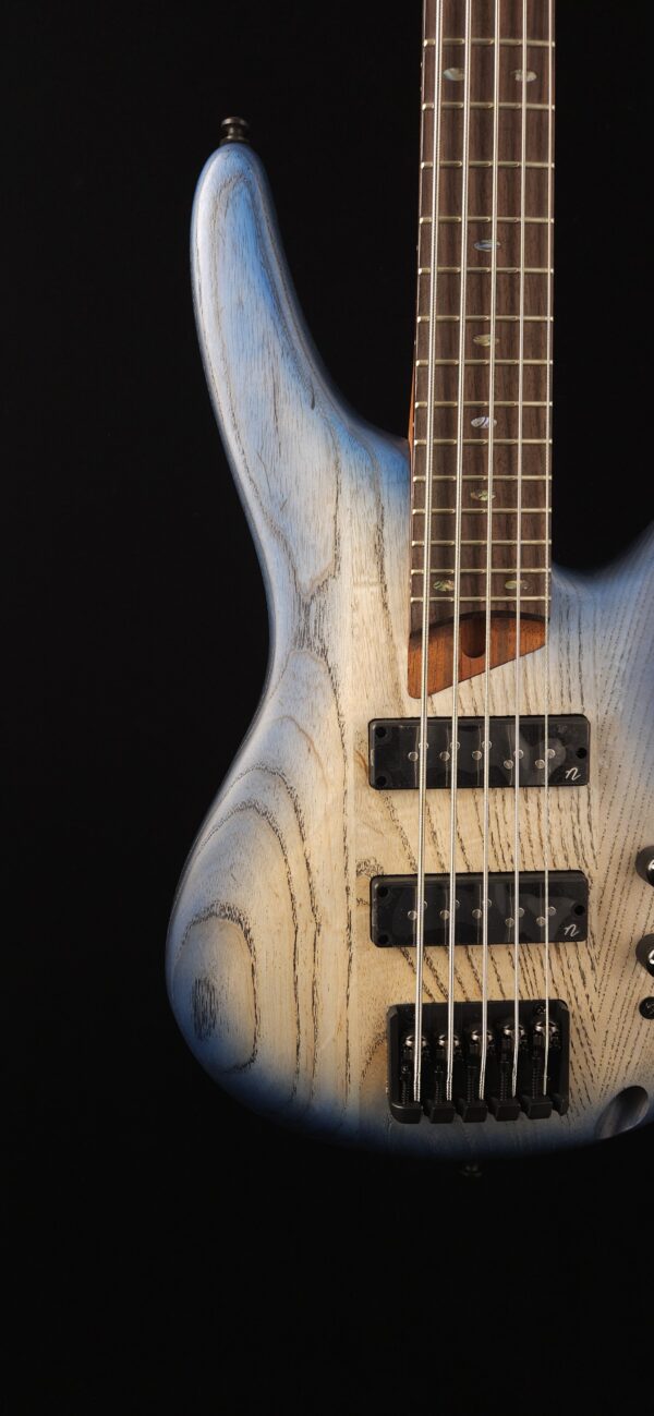 Ibanez Standard SR605E - Cosmic Blue Starburst Flat - 5 String Bass - Image 7