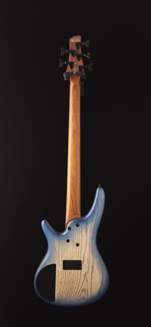 Ibanez Standard SR605E - Cosmic Blue Starburst Flat - 5 String Bass - Image 5
