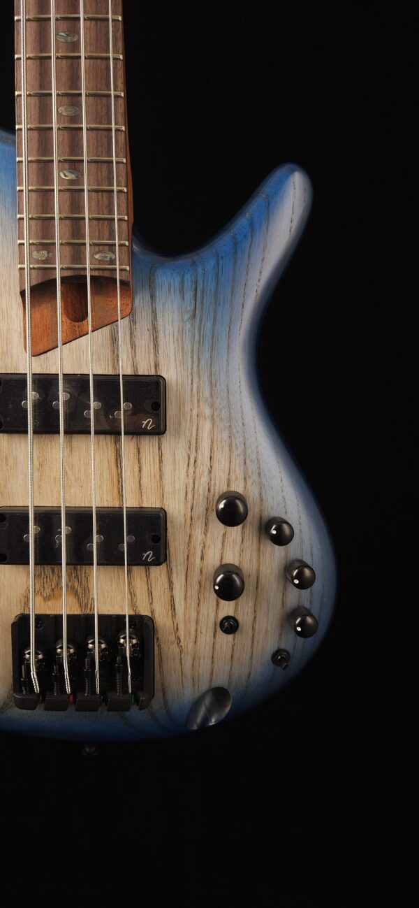 Ibanez Standard SR605E - Cosmic Blue Starburst Flat - 5 String Bass - Image 15