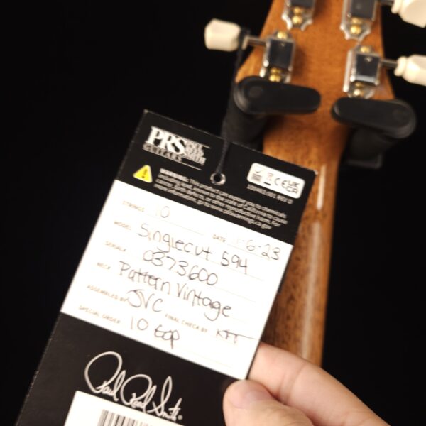 PRS McCarty 594 Singlecut 10 Top Pattern Vintage - Matteo Blue - Image 11