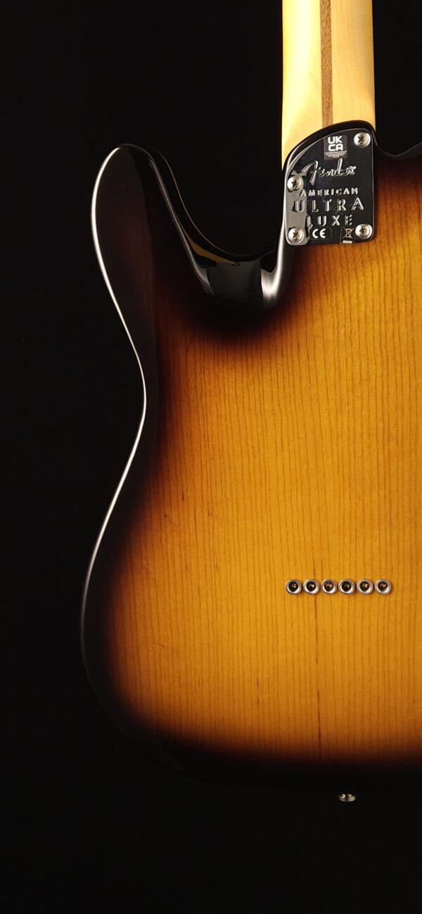 Fender American Ultra Luxe Telecaster - 2-color Sunburst with Maple Fingerboard - Image 7