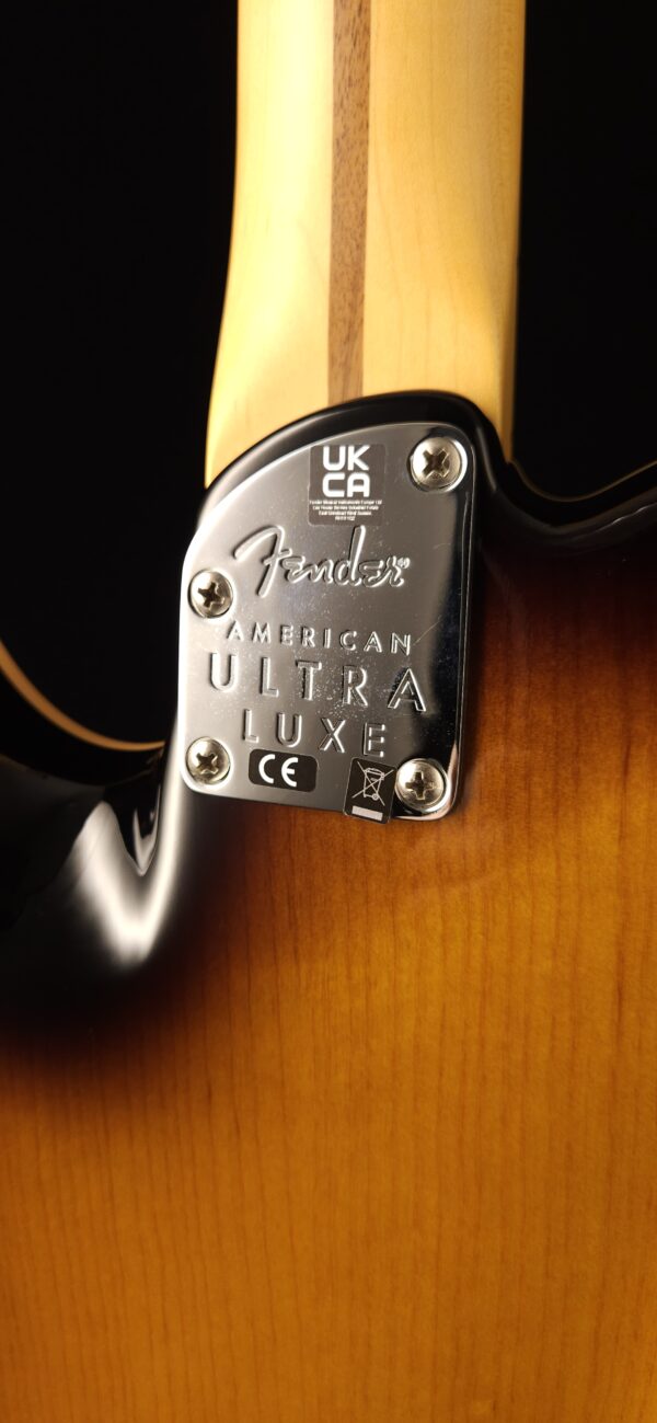 Fender American Ultra Luxe Telecaster - 2-color Sunburst with Maple Fingerboard - Image 11