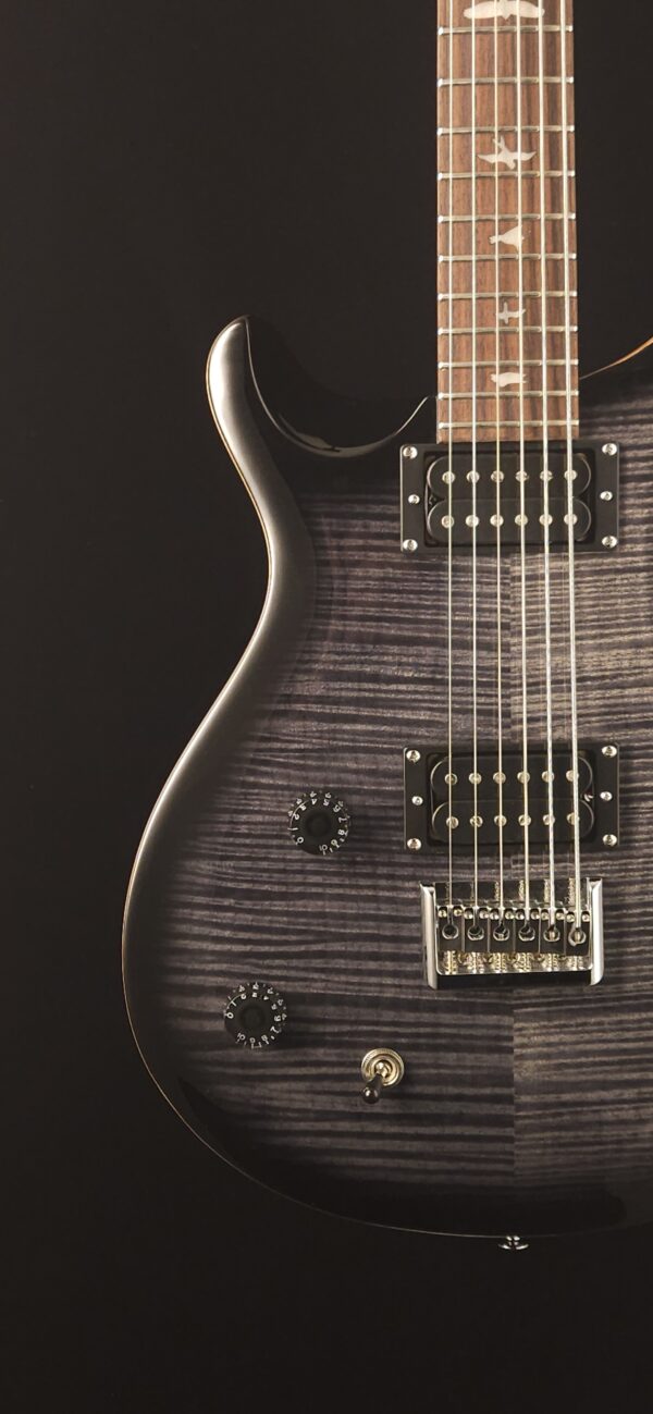 PRS SE 277 Baritone Electric Guitar - Charcoal Burst -  LEFTY ! - Image 4