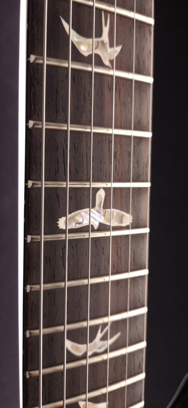 2022 PRS Custom 24 - Pattern Thin - Ten Top - Charcoal Smoke Wrap - Image 11