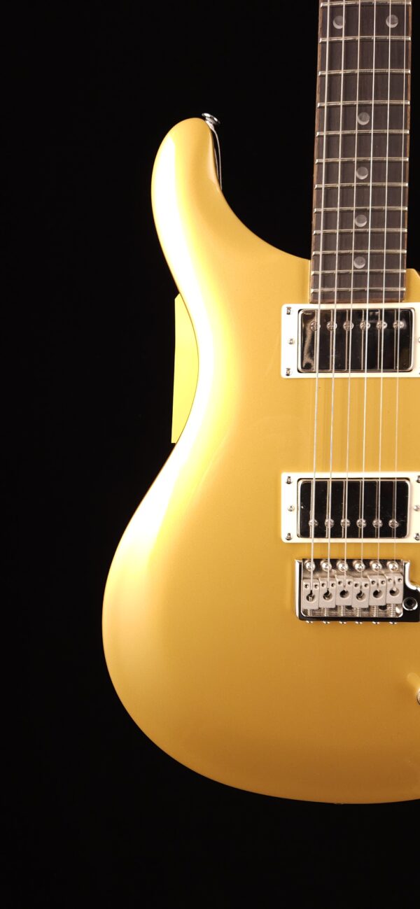 PRS SE DGT David Grissom Signature Solidbody Electric Guitar - Gold Top - Image 3
