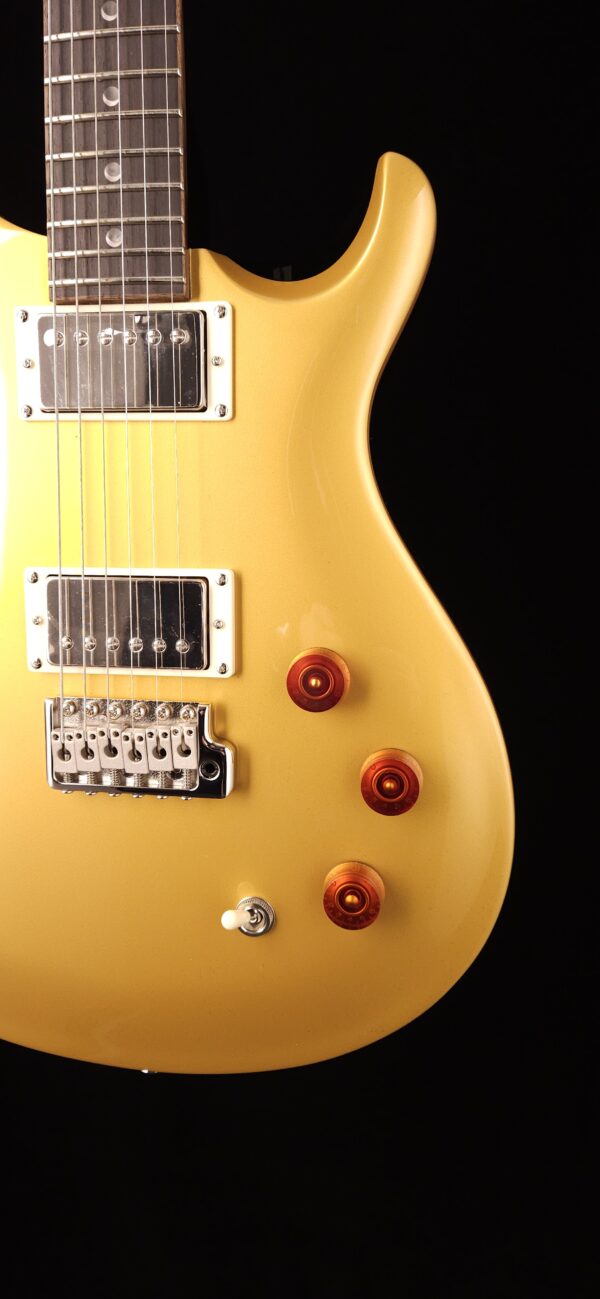 PRS SE DGT David Grissom Signature Solidbody Electric Guitar - Gold Top - Image 4