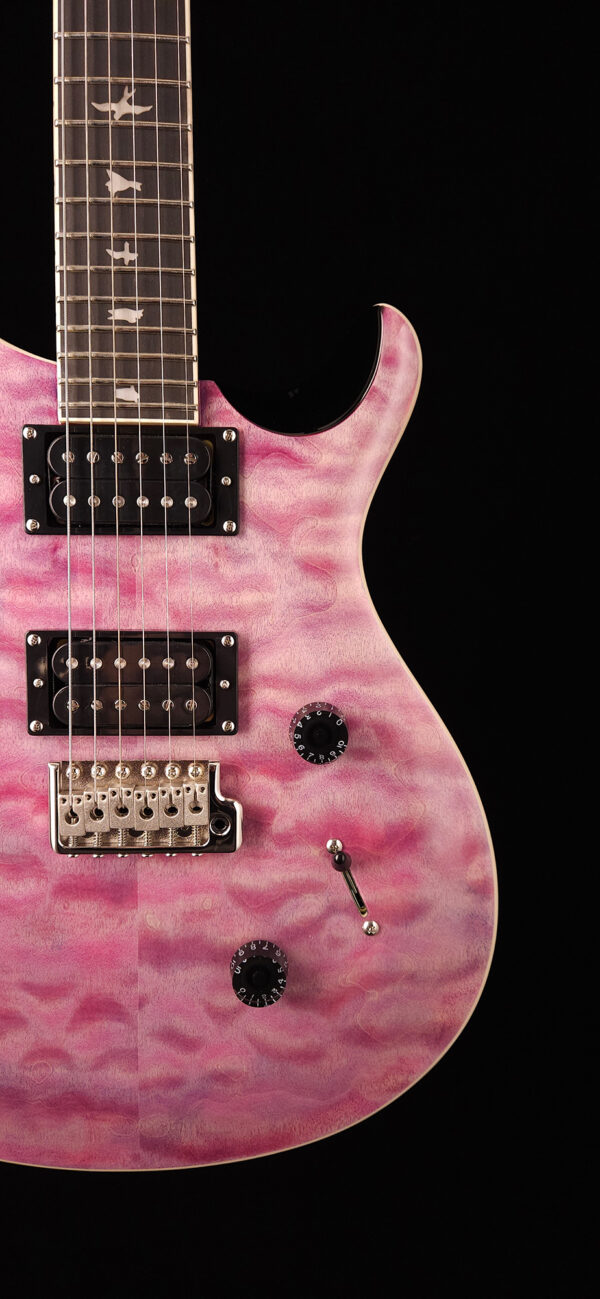 PRS SE Custom 24 Electric Guitar - Quilted Violet - Image 5