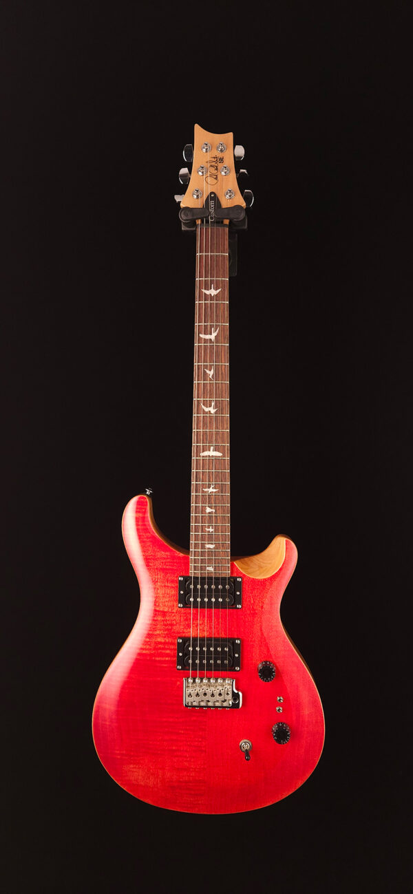 PRS SE Custom 24-08 Electric Guitar - Blood Orange - Image 2