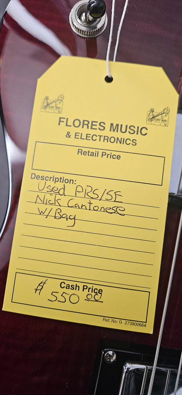 PRS SE Nick Catanese - EMG Pick Ups - Scarlet Red - NICE ! - Image 8