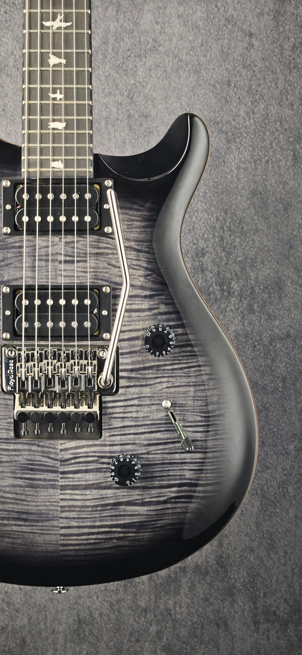 PRS SE Custom 24 Floyd Electric Guitar - Charcoal Burst -7.5LBS- NEW ! - Image 6