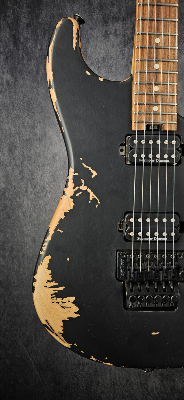 Charvel Pro-Mod Relic San Dimas Style 1 - HH FR PF - Weathered Black - Image 4
