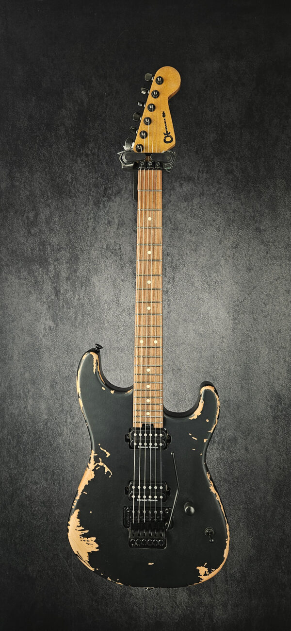 Charvel Pro-Mod Relic San Dimas Style 1 - HH FR PF - Weathered Black - Image 2