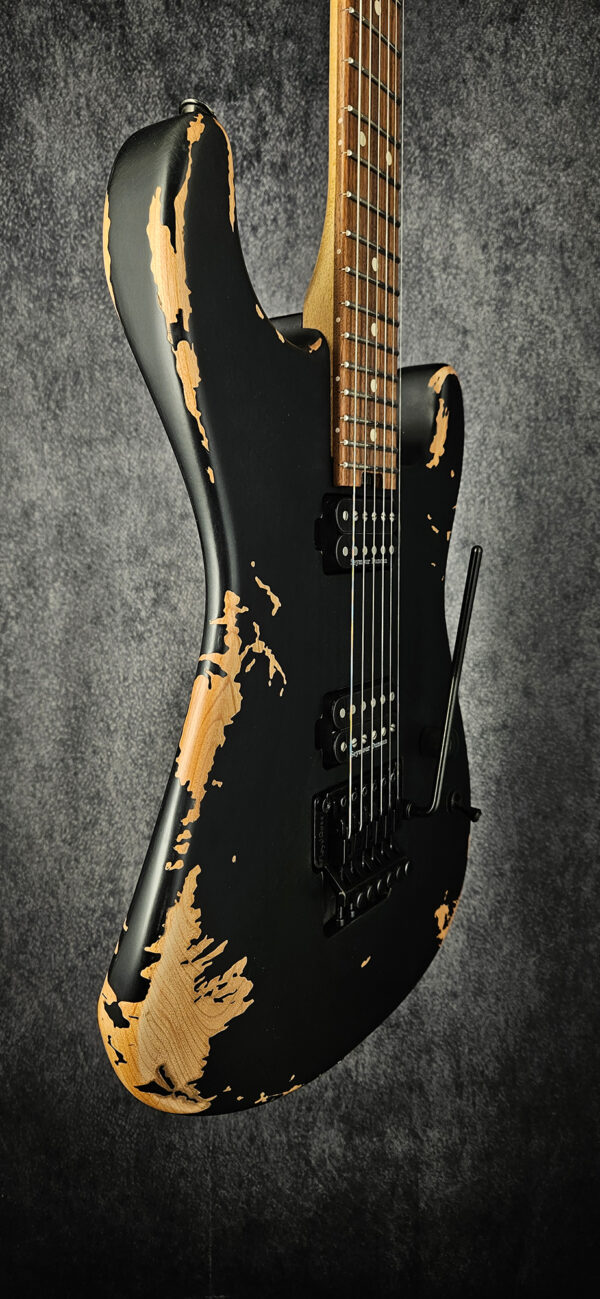 Charvel Pro-Mod Relic San Dimas Style 1 - HH FR PF - Weathered Black - Image 7